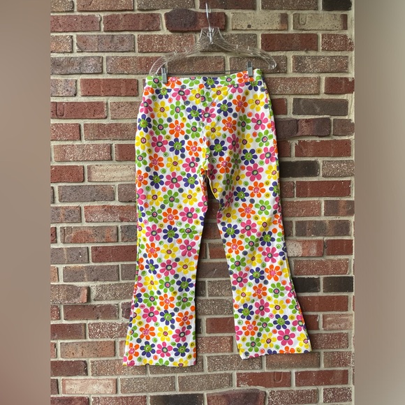VTG Chriel Groovy Floral Pants Sz L  NWT - Picture 7 of 11